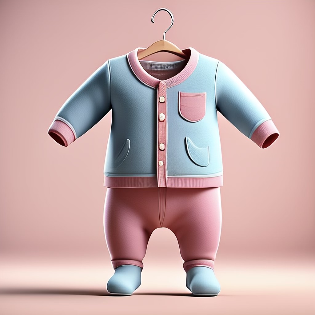 Baby clothes layout